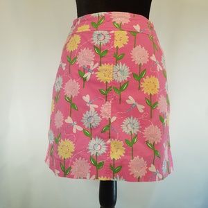 Lilly Pulitzer Floral / Dragonfly Skorts - Size 6